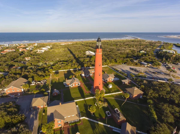 Ponce Leon Inlet Lighthouse National Historic Landmark Town Ponce Inlet — Stock Photo, Image