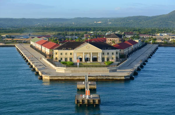 Történelmi Falmouth Cruise Port Reggel Falmouth Jamaica — Stock Fotó