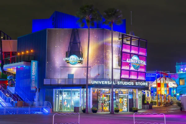 Tienda Universal Studios Por Noche Citywalk Universal Studios Park Orlando — Foto de Stock