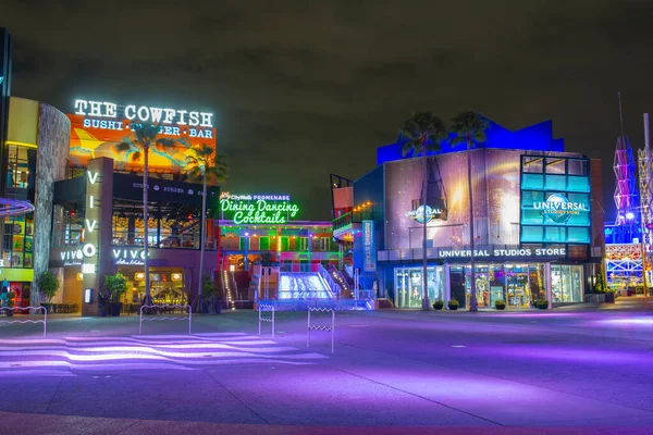 Universal Studios Store Notte Citywalk Presso Universal Studios Park Orlando — Foto Stock