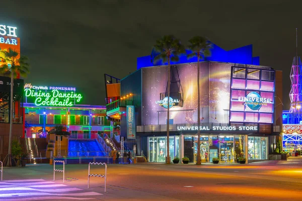 Universal Studios Store Notte Citywalk Presso Universal Studios Park Orlando — Foto Stock