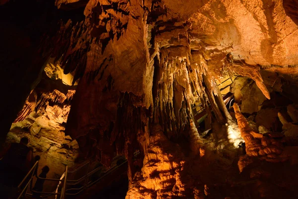 Mrożony Niagara Parku Narodowym Mammoth Cave Kentucky Usa Ten Park — Zdjęcie stockowe