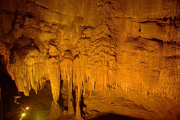 Frozen Niagara Mammoth Cave National Park Kentucky Usa National Park — Stock Photo, Image