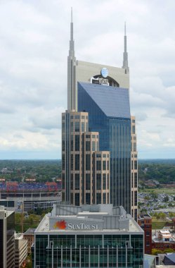 AT & T Binası Nashville, Tennessee, ABD 'deki en yüksek binadır..