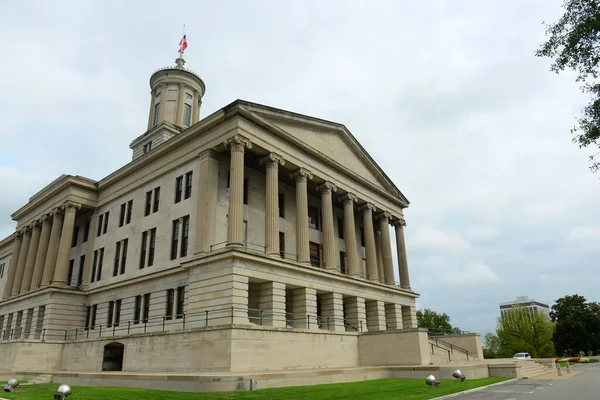 Tennessee State Capitol, Nashville, Tennessee TN, USA. This building, built with Greek Revival style in 1845, is now the home of Tennessee legislature and governor\'s office.