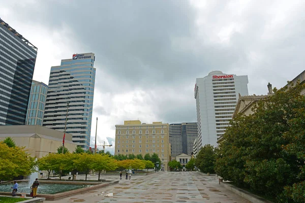 Nashville Tennessee Deki War Memorial Plaza Abd — Stok fotoğraf