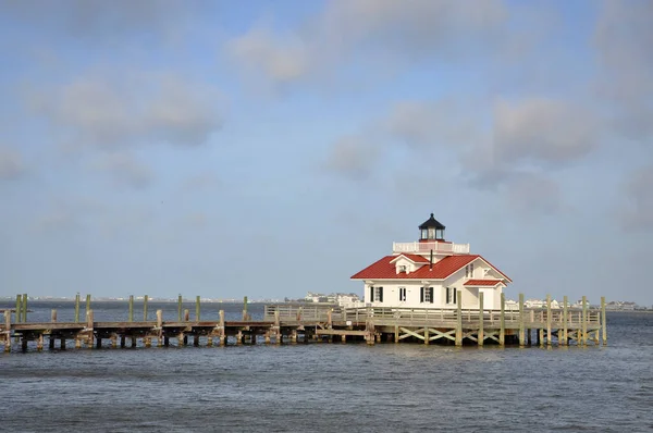 Roanoke Marshes Lighthouse Roanoke Island Manteo North Carolina Usa — 스톡 사진