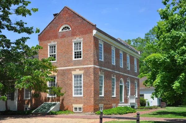 Antique House Colonial Williamsburg Virginia Eua — Fotografia de Stock