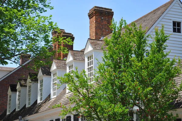 Antikes Haus Colonial Williamsburg Virginia Usa — Stockfoto