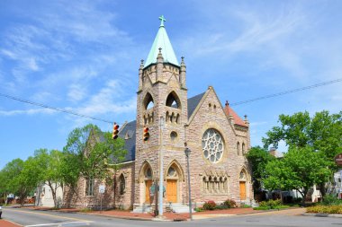 Portsmouth, Virginia, ABD 'deki St. John' s Episcopal Kilisesi.
