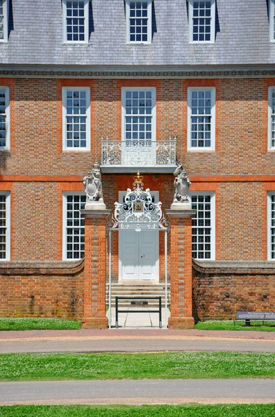 Gouverneurspalast Der Britischen Kolonie Williamsburg Historic District Williamsburg Virginia Usa — Stockfoto