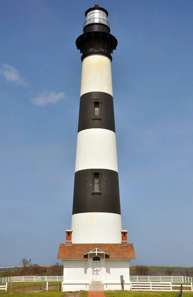 Bodie Island Lighthouse Keepers Quarters Cape Hatteras National Seashore South — 스톡 사진