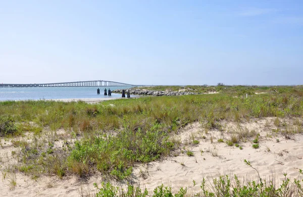 Herbert Bonner Bridge Cape Hatteras National Seashore Outer Banks North — Stock Photo, Image