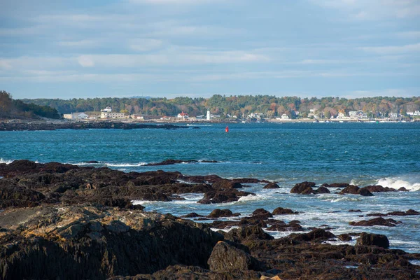 Portsmouth Libor Lighthouse New Castle Coast Rye New Hampshire Abd — Stok fotoğraf