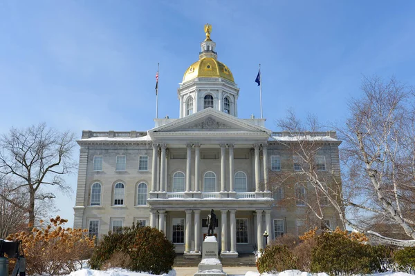 New Hampshire State House Winter Concord New Hampshire New Hampshire — Foto de Stock