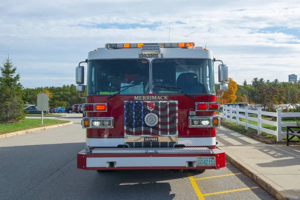 Camión Bomberos Departamento Bomberos Merrimack New Hampshire — Foto de Stock