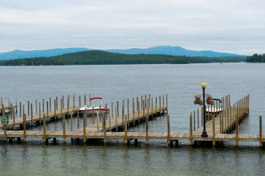 Winnipesaukee Gölü Weirs Sahili, Laconia, New Hampshire, NH, ABD.