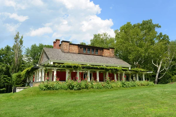 Saint Gaudens House Aspet Byggt 1817 Saint Gaudens National Historic — Stockfoto