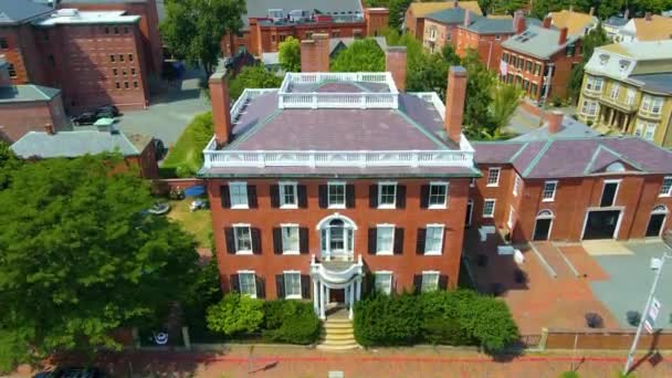 Andrew Safford House Washington Square West Centro Histórico Cidade Salem — Vídeo de Stock