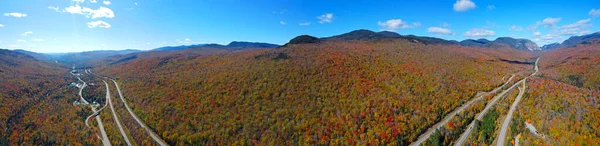 Interstate Highway Travers Franconia Notch Panorama Entre Cannon Mountain Mont — Photo