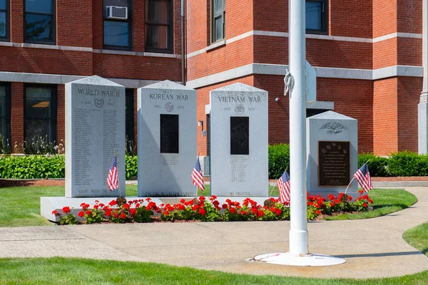 Weltkriegs Korea Und Vietnamkriegsdenkmal Vor Dem Rathaus Der Innenstadt Von — Stockfoto