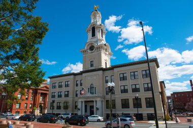 Lawrence City Hall, Lawrence şehir merkezindeki 200 Common Caddesi, Massachusetts MA, ABD. 