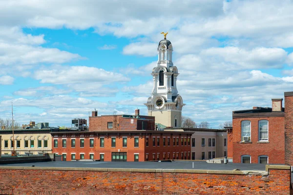 Lawrence City Hall 200 Common Street Nel Centro Lawrence Massachusetts — Foto Stock