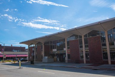 Fitchburg Halk Kütüphanesi Fitchburg şehir merkezindeki 610 Main Street, Massachusetts MA, ABD. 