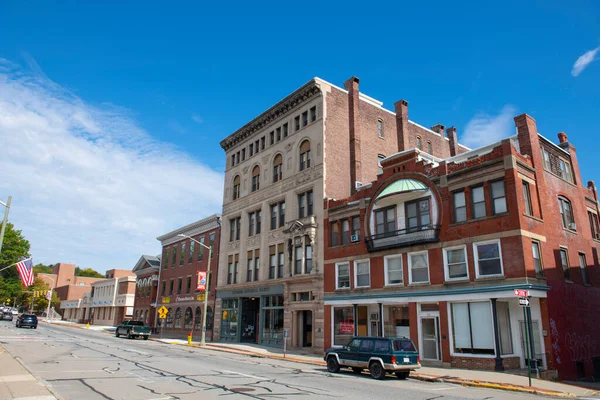 Fitchburg Historical Society Building 781 Main Street Upper Common Downtown — Stock Photo, Image