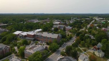 New Hampshire Üniversitesi UNH Durham hava sahasında, New Hampshire NH, ABD 'nin Durham şehir merkezinde. Burası New Hampshire Üniversitesi 'nin ana kampüsü.. 