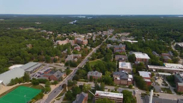 New Hampshire Üniversitesi Unh Durham Hava Sahasında New Hampshire Abd — Stok video