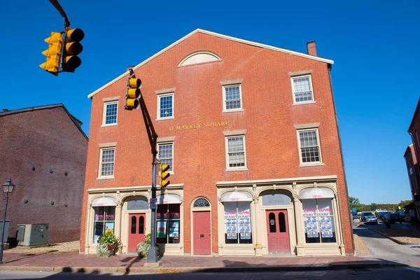Bâtiments Historiques Water Street Dans Centre Ville Newburyport Massachusetts Usa — Photo