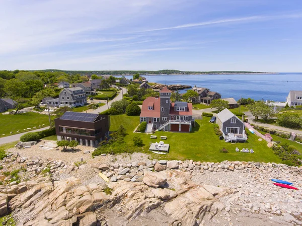 Storico Salvavita Vista Aerea Stazione Straitsmouth Cove Landing Nella Città — Foto Stock