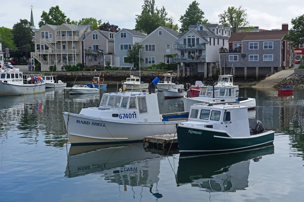 Barco Pesca Porto Rockport City Verão Massachusetts Eua — Fotografia de Stock