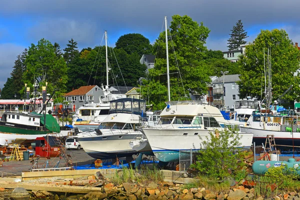 Fiskebåt Hamnen Gloucester Stad Gloucester Massachusetts Usa — Stockfoto