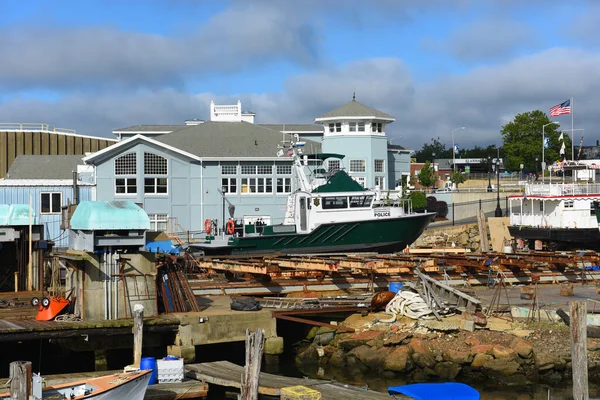 Rybářská Loď Přístavu Gloucester City Gloucester Massachusetts Usa — Stock fotografie