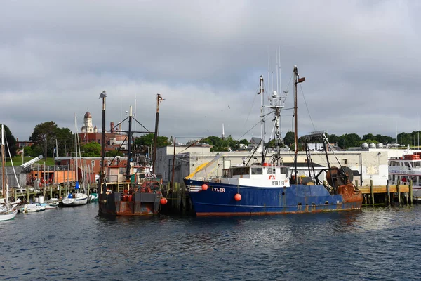 Barco Pesca Puerto Ciudad Gloucester Gloucester Massachusetts —  Fotos de Stock