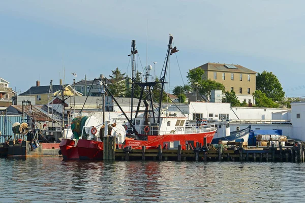 Barco Pesca Puerto Gloucester Gloucester Massachusetts —  Fotos de Stock