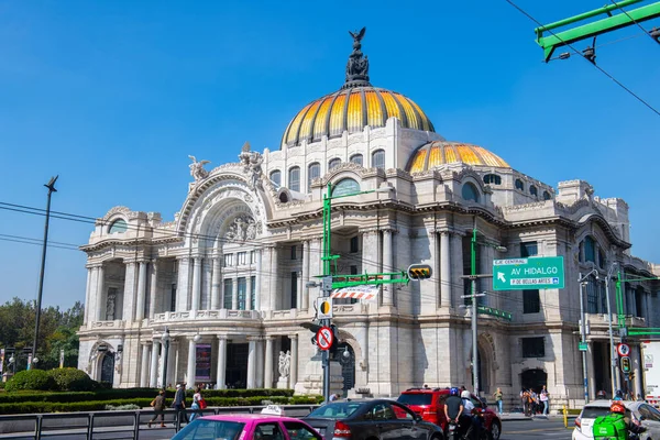 Palacio Bellas Artes Palace Fine Arts Mexikos Historiska Centrum Cdmx — Stockfoto