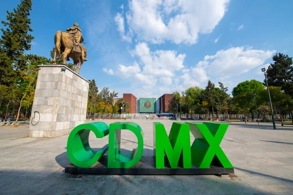 Firma Cdmx Calle Corregidora Calle Alhondiga Centro Histórico Ciudad México —  Fotos de Stock
