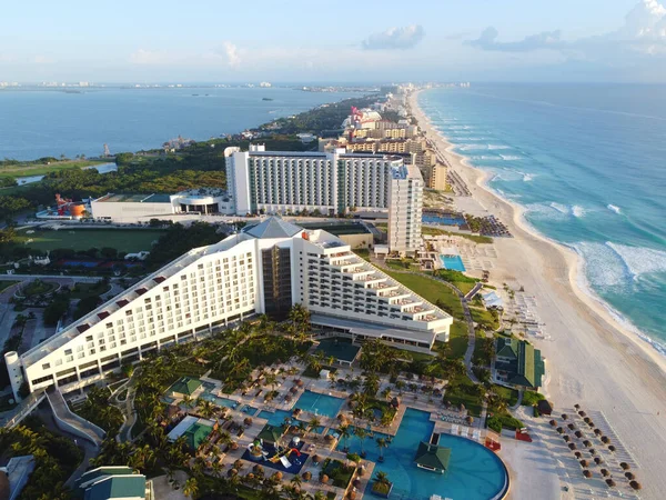 Cancun Pláž Iberostar Výběr Cancun Resort Seadust Cancun Family Resort — Stock fotografie