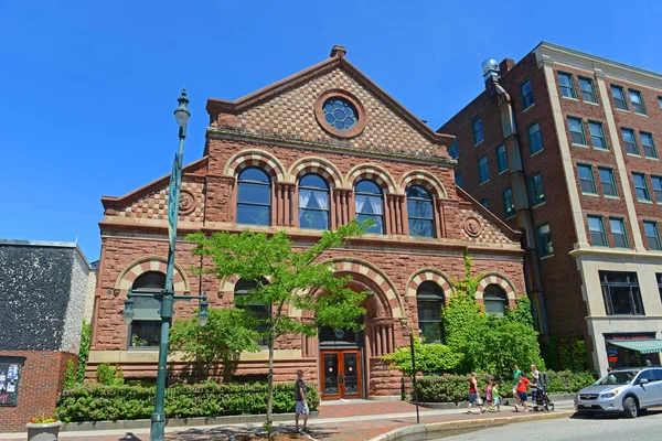 Baxter Building Congress Street Dzielnicy Old Port Portland Maine Usa — Zdjęcie stockowe