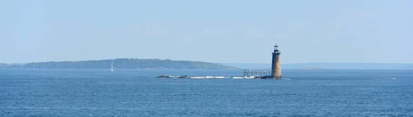 Ram Adası Ledge Portland Maine Yakınlarındaki Casco Körfezi Nde Bulunan — Stok fotoğraf