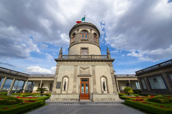 Castelul Chapultepec Fost Construit 1864 Stil Neoclasic Dealul Chapultepec Din — Fotografie, imagine de stoc