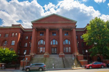 Massachusetts Middlesex İlçe Kayıt ve Vasiyet Mahkemesi binası Cambridge Caddesi, Doğu Cambridge, Massachusetts MA, ABD. 