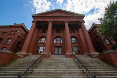 Massachusetts Middlesex İlçe Kayıt ve Vasiyet Mahkemesi binası Cambridge Caddesi, Doğu Cambridge, Massachusetts MA, ABD. 