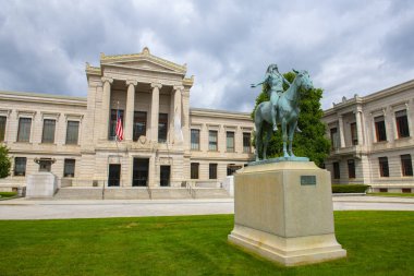 465 Huntington Bulvarı, Boston, Massachusetts MA, ABD 'deki Büyük Ruh heykeline Güzel Sanatlar ve Cazibe Müzesi.