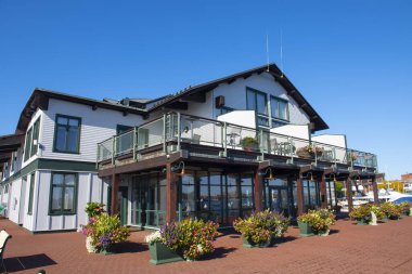 Boston, Massachusetts MA, ABD 'deki Boston, Massachusetts' teki Commercial Wharf 'ta Boston Yat Haven Inn ve Marina.. 