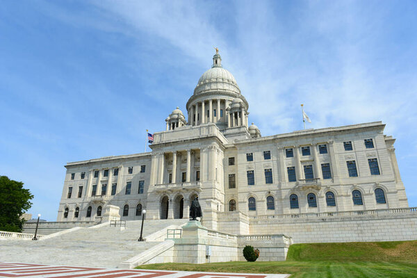 Rhode Island State House, Providence, Rhode Island RI, USA. Rhode Island State House was constructed in 1904 with Georgian style.