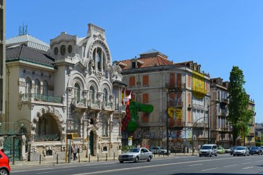 Avenida Fontes 'teki tarihi bina Pereira de Melo 26, Lizbon şehir merkezindeki R. Andrade Corno' da.. 